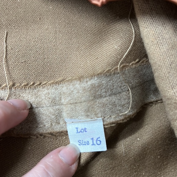 Juli de Roma Vintage Heek Suede Penny Lane Coat Size 16 Made in Holland - Picture 5 of 5